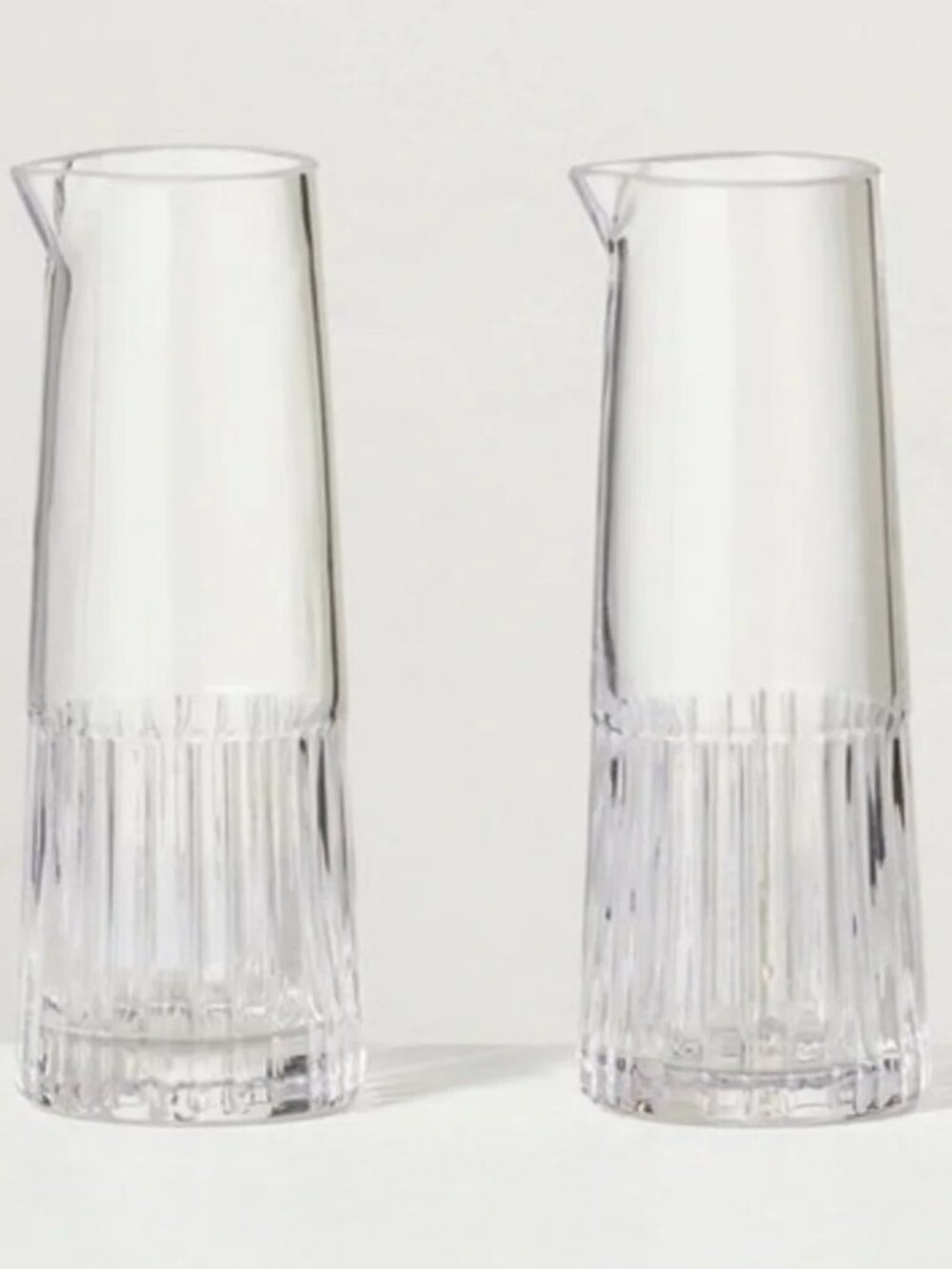 Hearth & Hand Fluted Clear Glass Oil & Vinegar Cruets/Pourer – NIB